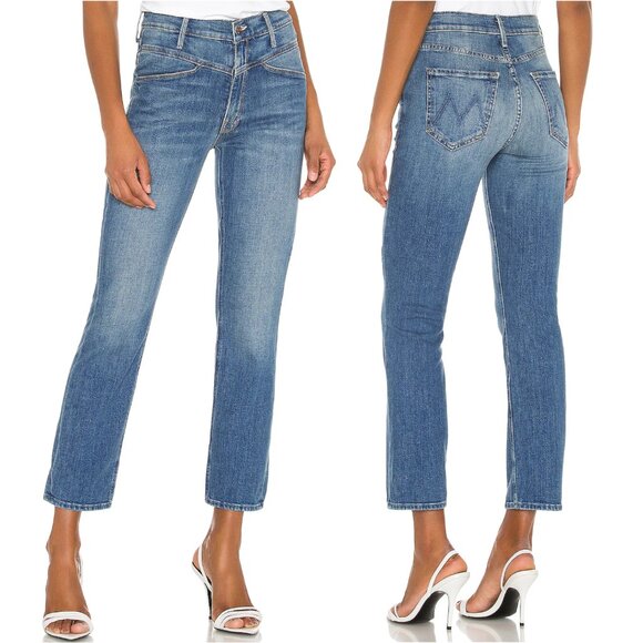 MOTHER The Dazzler Yoke Front Ankle Jeans Size 25 NWT